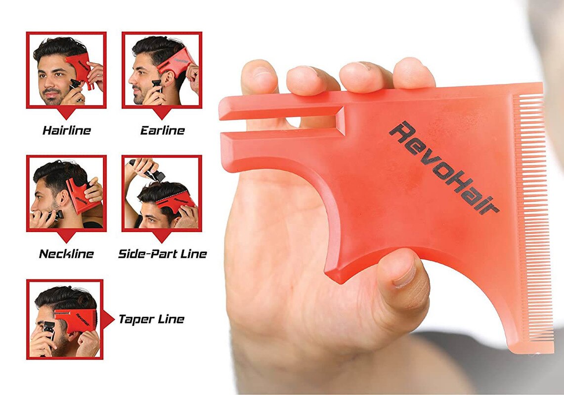 1pcs Men Beard style Comb Appearance Moustache moulding Hairdressing Plastic Hair Shaping Styling Template ruler combs