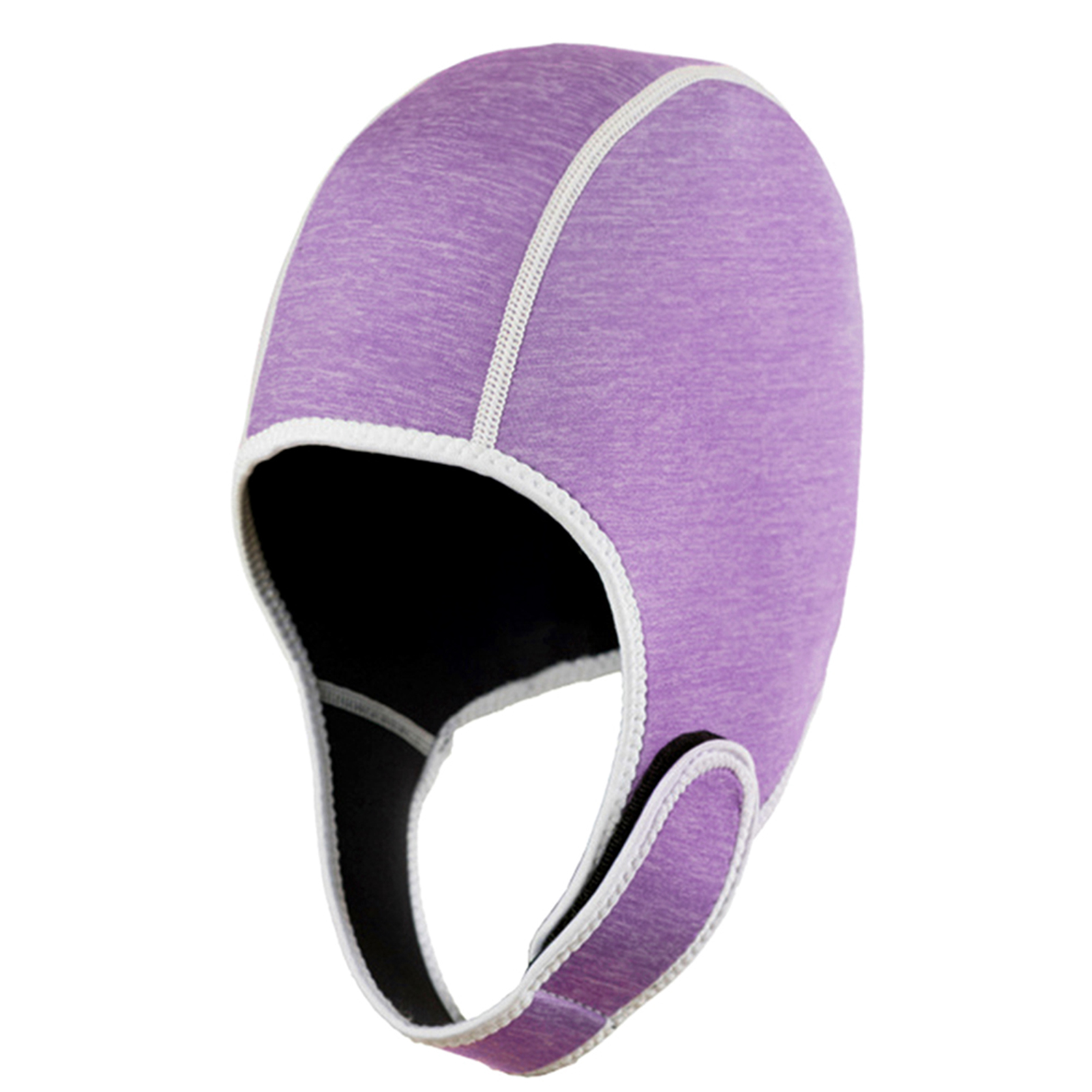 Thermal Swimming Cap With Chin Strap Adjustable Beanie Surf Ergonomic Adult Sun-proof Head Warm Neoprene Water Sports Diving Hat: Pink