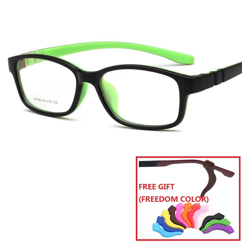 Zerosun Children Eyeglasses Frame Boys Girls Kids Optic Eyeglass Silicone Soft Flexible Glasses Child Boy's Girl's Eyewear
