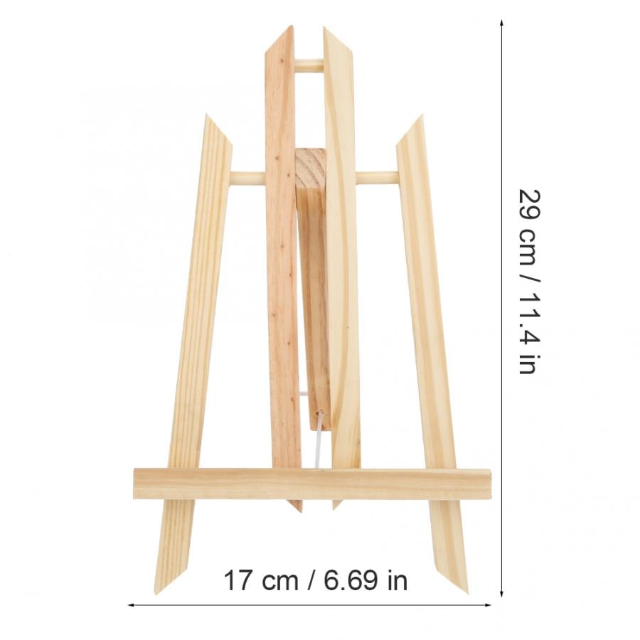 Beech Wood Easel Tablet Table Easel General Purpose Foldable Triangular Painting Drawing Holder stand for painting