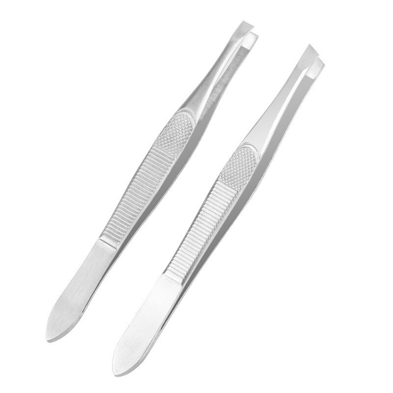 1Pcs Women Eyebrow Tweezer Face Nose Hair Clip Tweezer Remover Stainless Steel Tweezers Shape Tool Eyebrow Tweezers 9cm