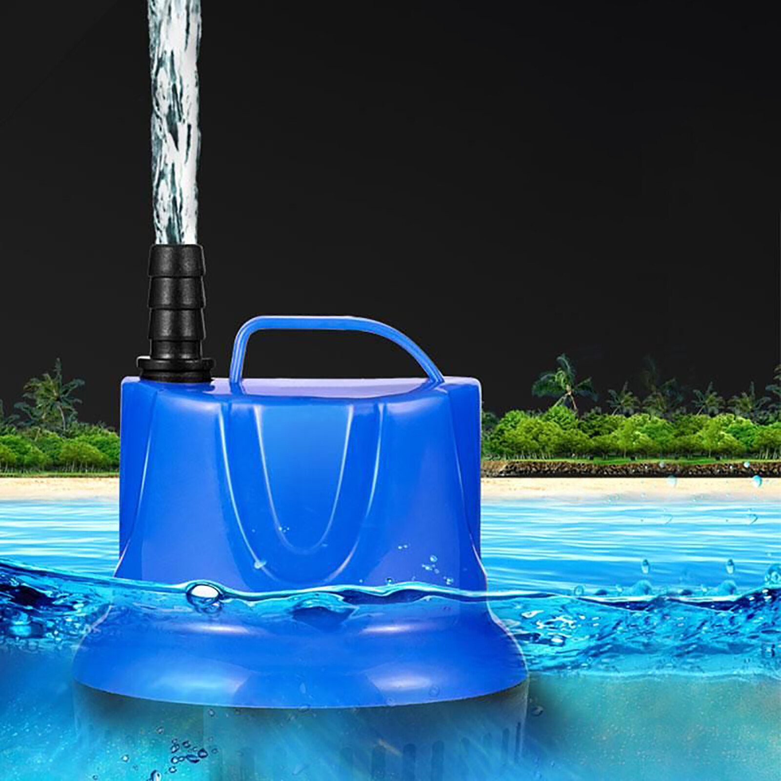 Adjustable Silent Submersible Aquarium Garden Pond Fish Tank Water Filter Pump