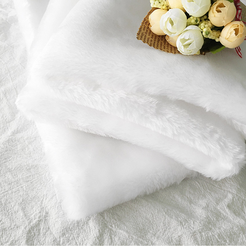 White Haired Blanket Short-plush Cloth for Clothes Toiletries Children&#39;s Toys Photography Shooting Background Backdrops Props