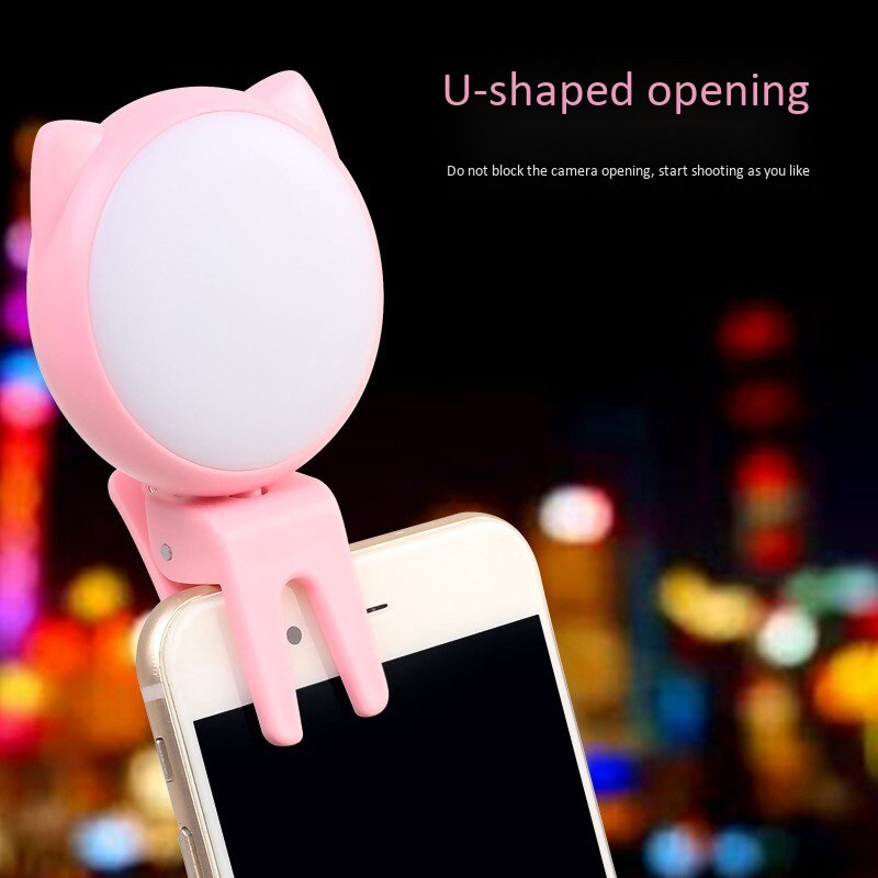 Téléphone portable Selfie remplir la lumière équipement en direct LED Rechargeable beauté lumière photographie remplir la lumière pour iPhone 12