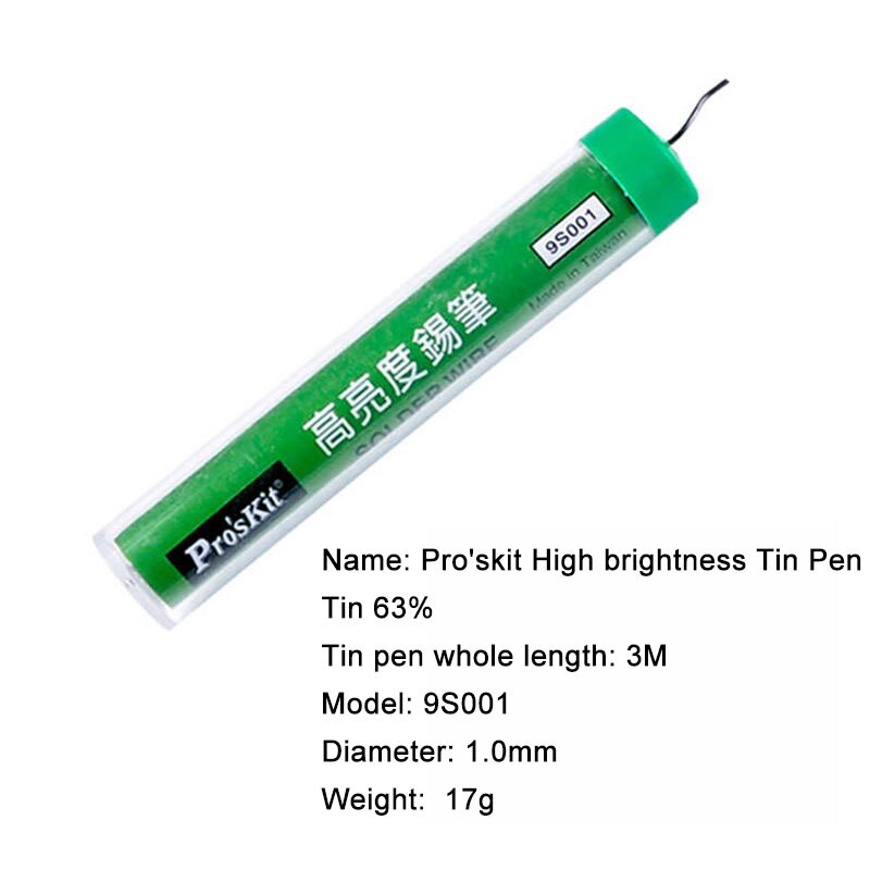 Soldering iron tin solder wire Silver Tin Pen(With 2% Silver) Solder Wire For SMD PCB Repair Work