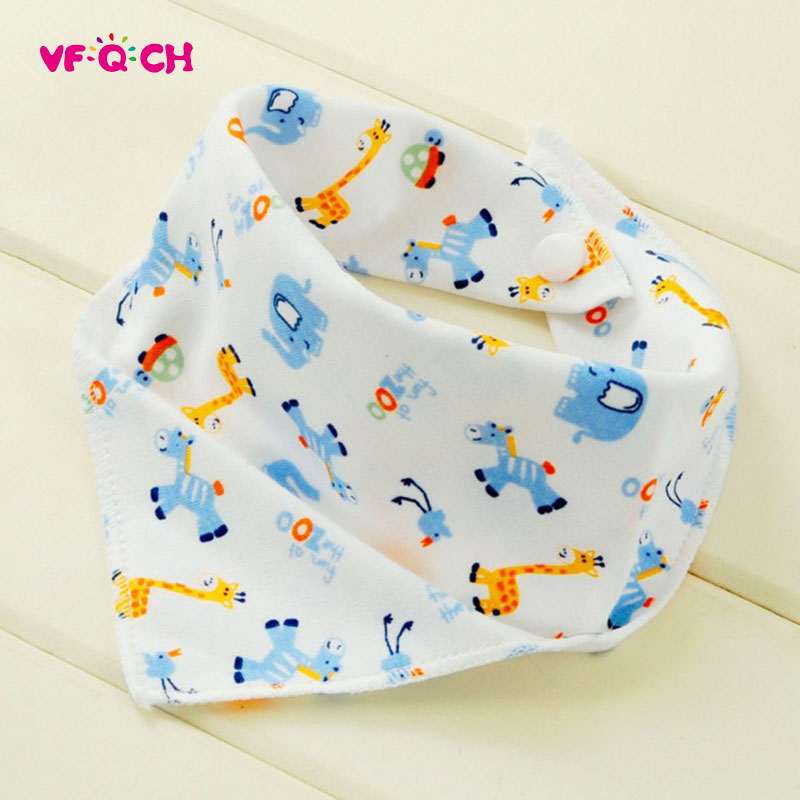 2Pcs/Set Muslin Baby Bibs Burp Double Layer Cotton Saliva Towel Bandana Newborn Scarf Infant Triangle Scarf Bib Apron