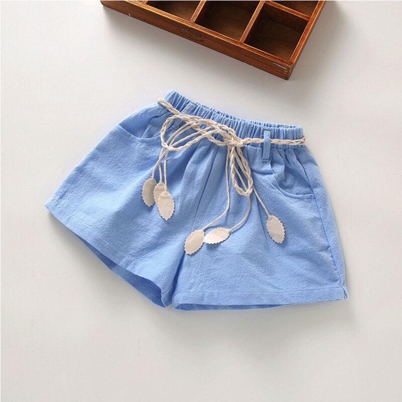 Shorts pour filles, vêtements d'été pour filles de 3, 4, 6, 8, 10 et 12 ans, couleur unie, couleur bonbon