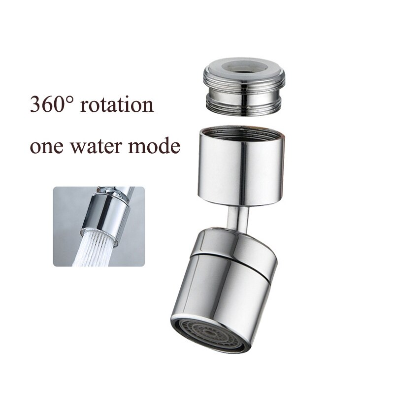 720°Universal Splash-proof Filter Faucet Spray Head Anti Splash Filter Faucet Movable Kitchen Tap Water Saving Nozzle Sprayer: 1 model