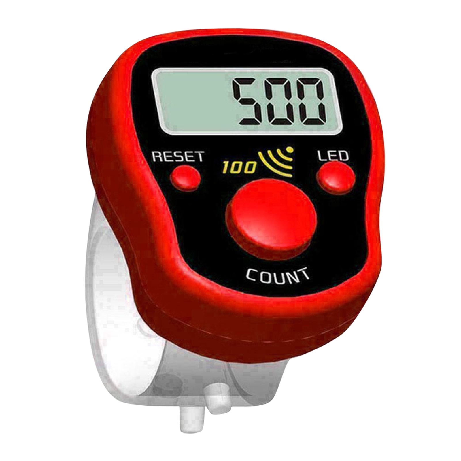 1pcs Portable Electronic Digital Counter Mini Lcd Hand Held Finger Ring Tally Counter Stitch Marker Plastic Row Counter