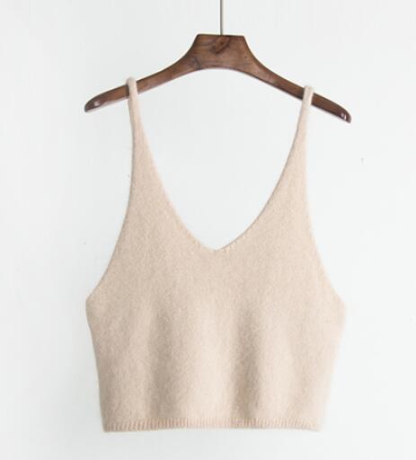 Womens Trui Vest Stijlvolle Vintage Effen Kleur Ronde Hals