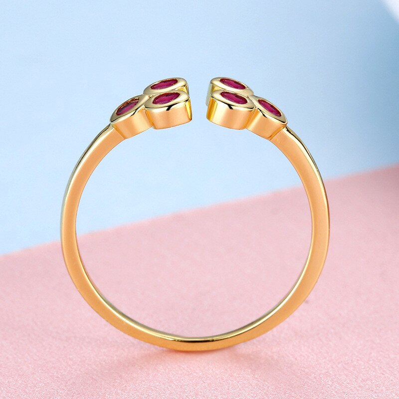 CC Rings For Women S925 Silver Plated Classic Jewelry CZ Yellow Gold Color Open Ring Bridal Wedding Accessories CC1598