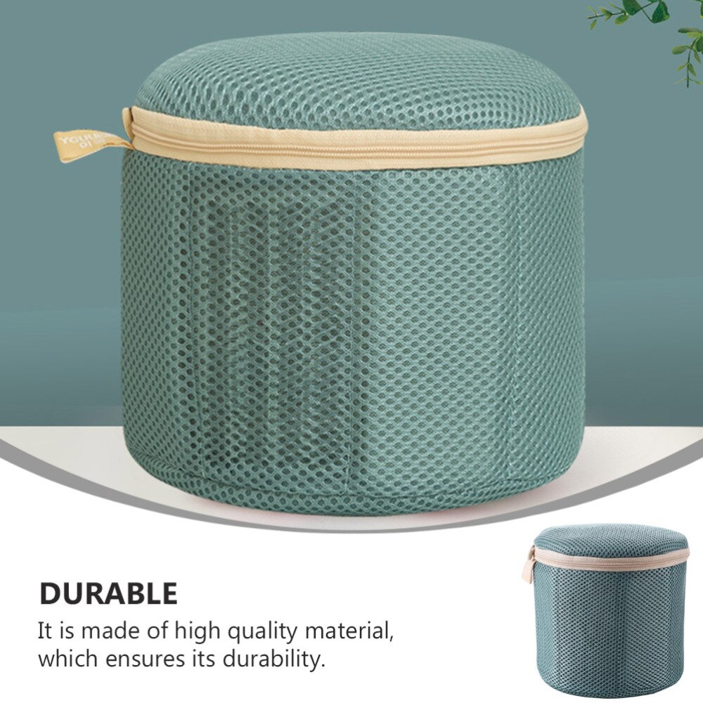 1pc Washing Net Bag Reusable Laundry Bag Washer Bag Zippered Laundry Bag