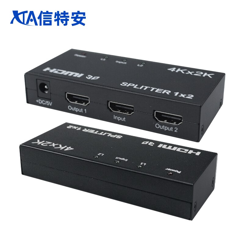 Hdmi Splitter 1 Split 2 Screen 4K Hd 3D Projector Video Computer Gastheer Display Split Screen 1 In 2 out