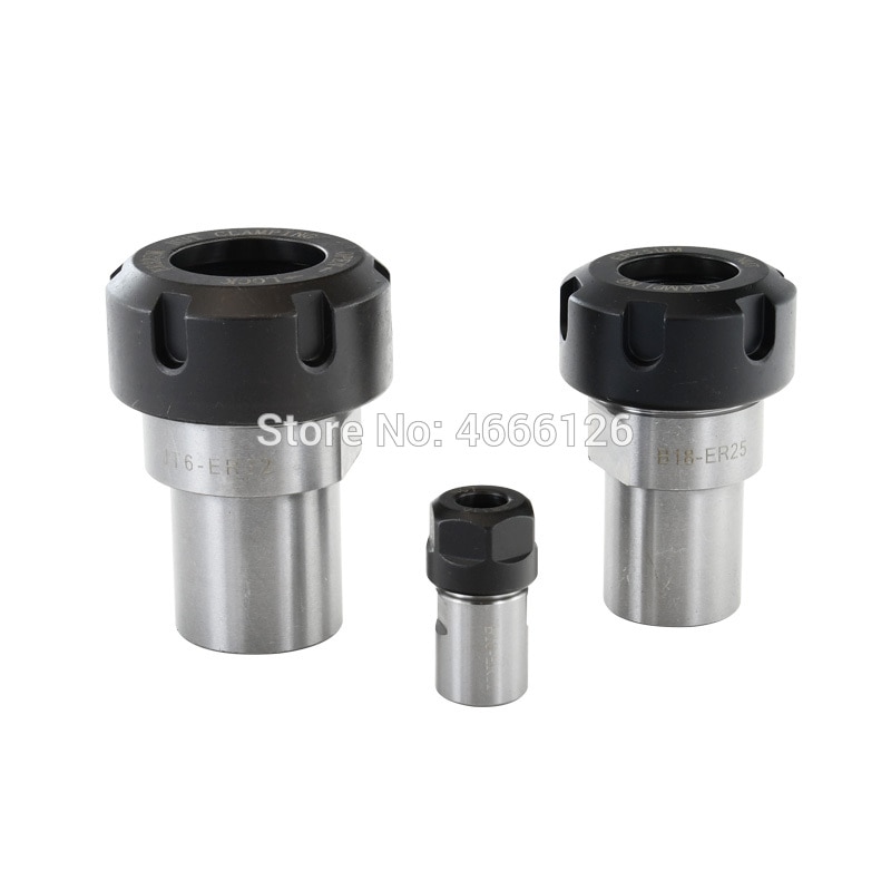 ER11 ER16 ER20 ER25 ER32 B10 B12 B16 B18 JT6 trou de perçage conique mandrin moteur arbre porte-outil, CNC broche de fraisage tige d'extension