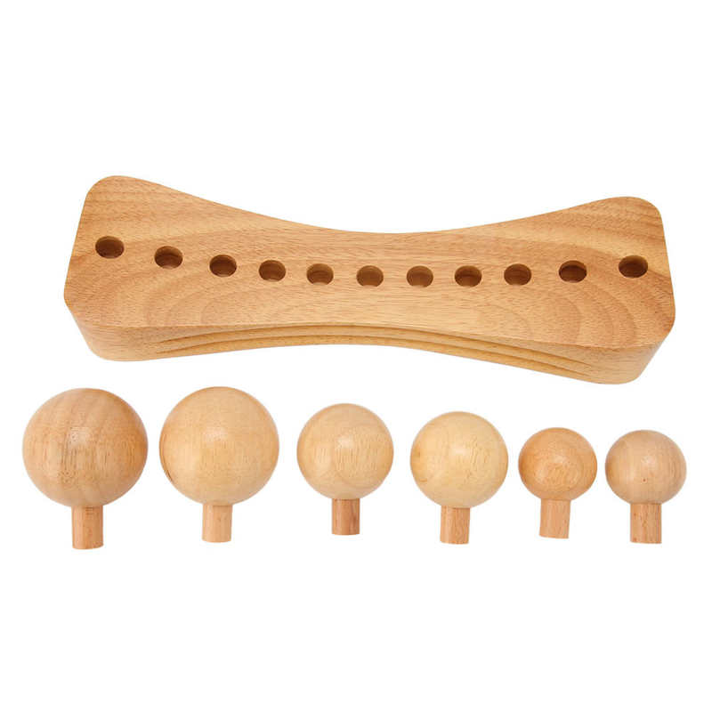 Trigger Point Physical Therapy Tools Wooden Pressure Point Massage Tool Wood Material for Buttocks Back Waist Shoulders Neck