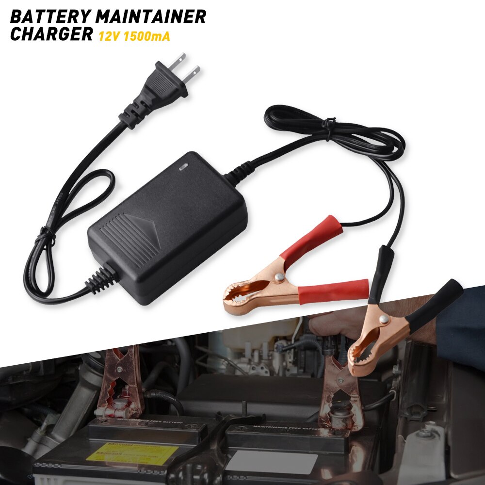 Car Battery Charger 12V Portable Volt Automatic Car Battery Float Trickle Charger Maintainer Boat Direct AC Charge Motorcycle RV