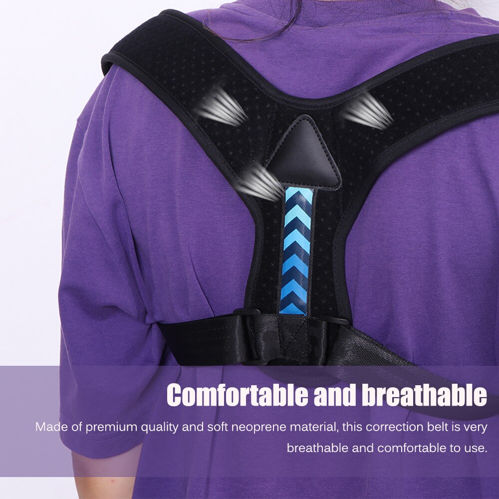 Brace Support Belt Adjustable Back Posture Corrector Clavicle Spine Back Shoulder Lumbar Comfortable Breathable