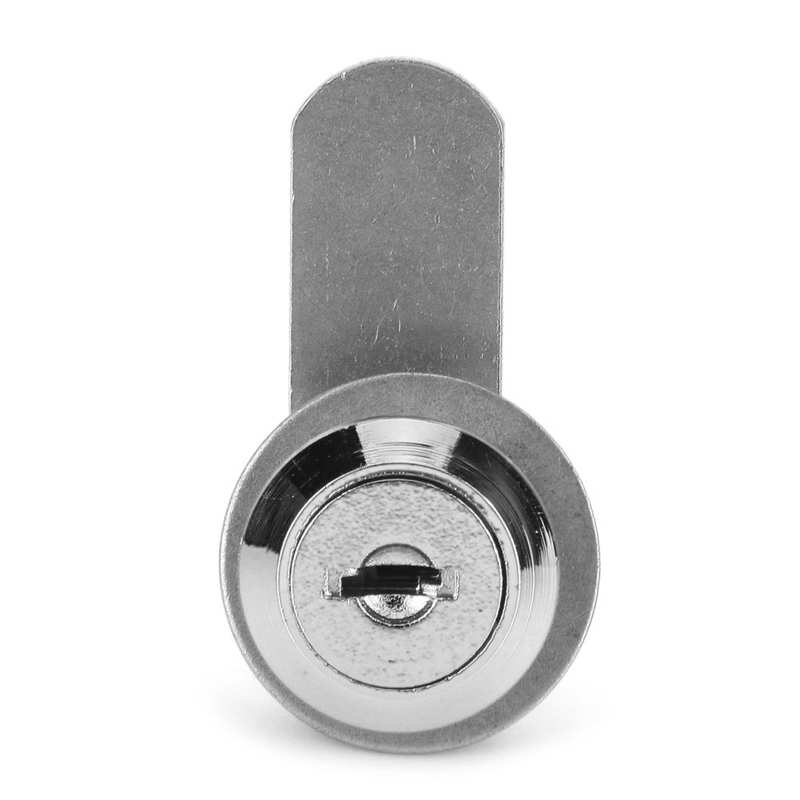 4Pcs Cam Lock Toolbox Drawer Cabinet Locker Replacement Tubular with Keys for Trailer RV 15mm Dia Iron Trailer Drawer Lock