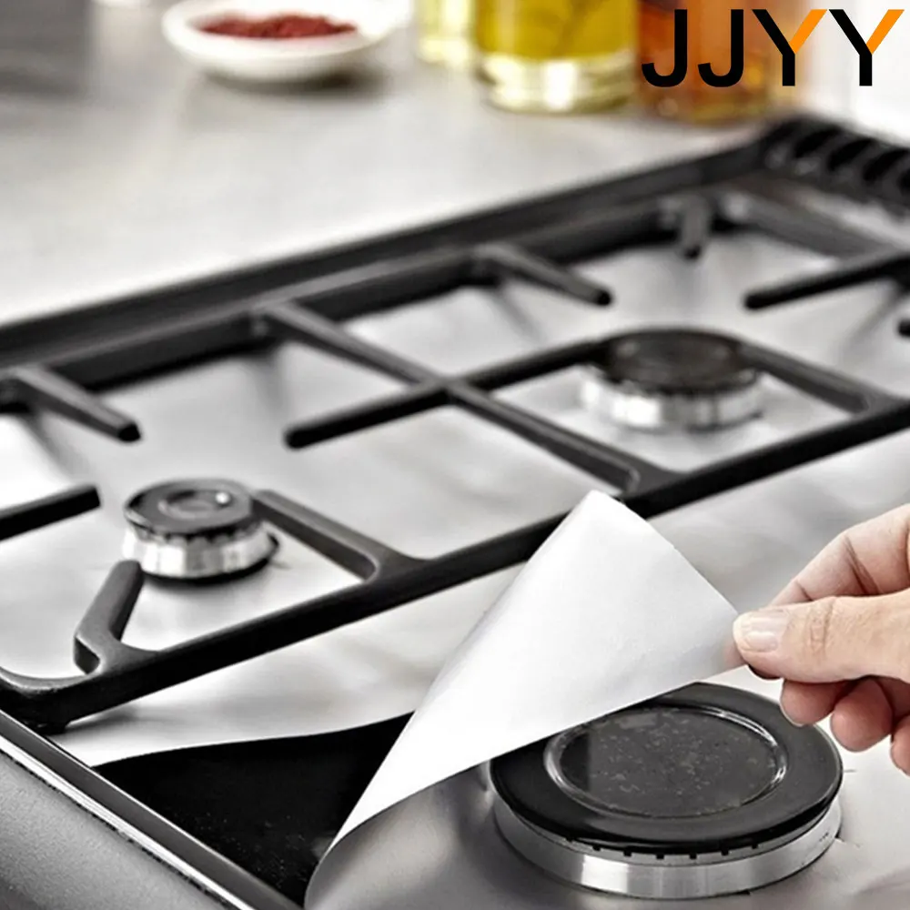 Reusable Universal Stove Burner Covers 1/2/4Pcs Nonstick Oven Liner Protector Sheets Kitchen Essential Cookware Accessories