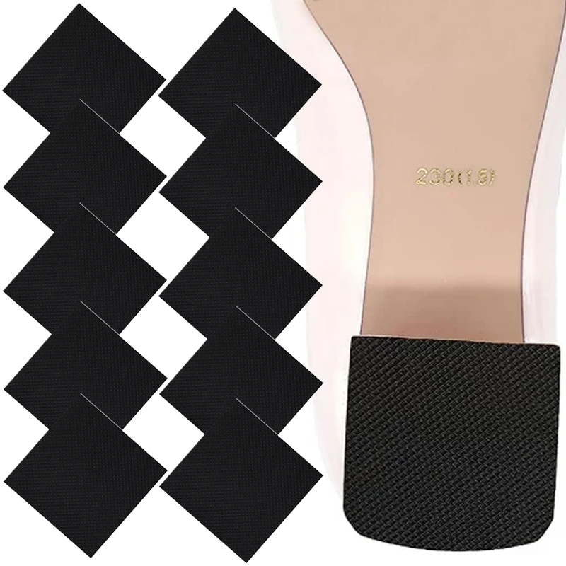 2/20 stücke hoch Hacke Anti-Unterhose Schuh Schutz Frauen Laufsohle Pad Oxford matt Aufkleber Schuh Unten Patch Pads schuhe Zubehör: Beige / 3.5