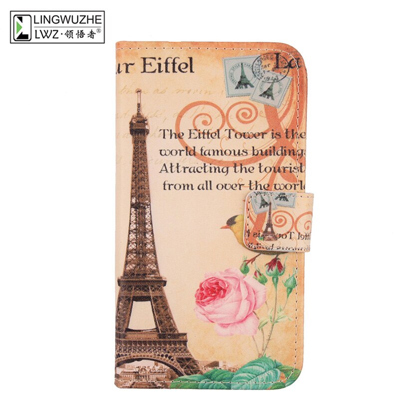 For Fly Nimbus 16 FS459 Case 4.5'' Flip Wallet Cell Phone Leather Cover For Fly Nimbus 16 FS459 Holster Phone Cases Accessories