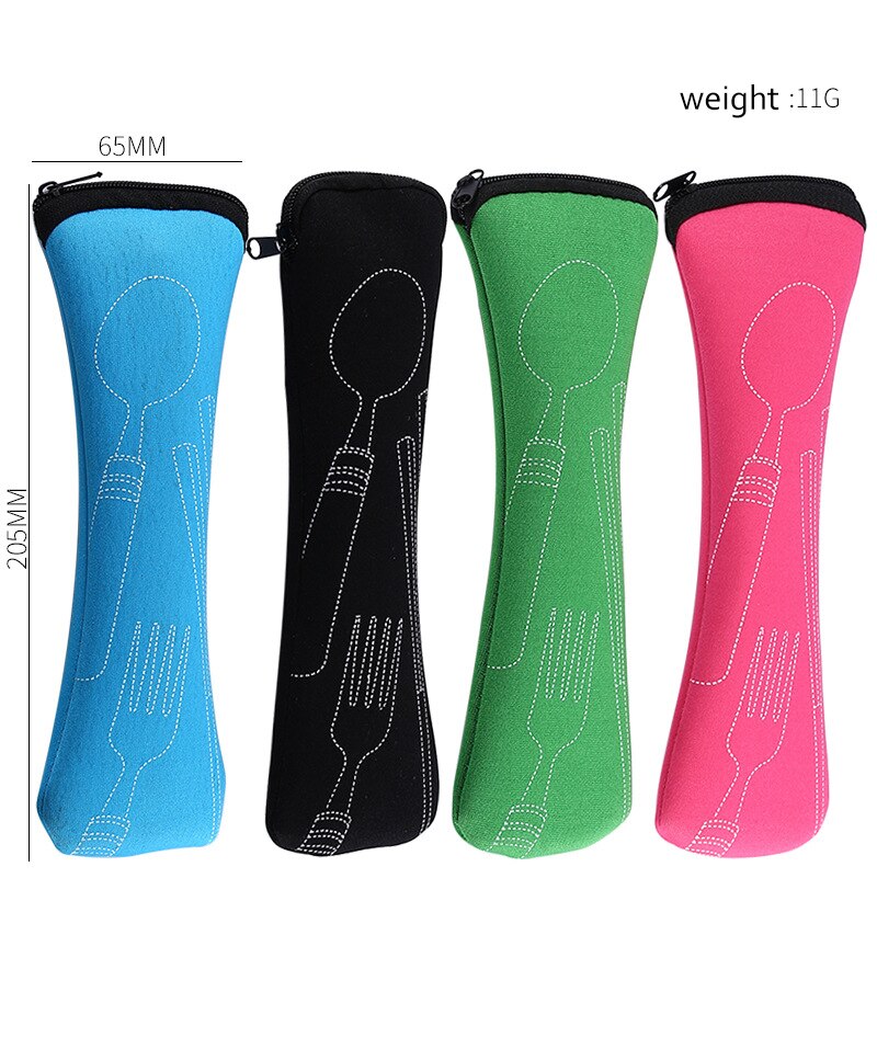 4 pcs silver tableware set / silver stainless steel tableware coffee spoon tableware kitchen dinner tableware portable tableware