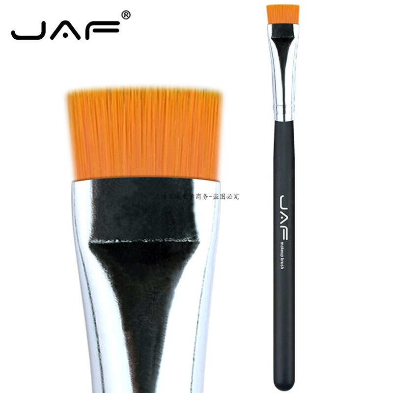 Jaf 1 stk øjenmakeup børste flad eyeliner øjenbryn blending beauty make up børste blødt nylon hår 3 farver til vælg 07 shye: 01