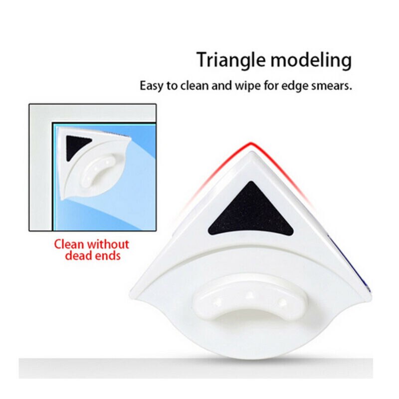 Magnetic Window Cleaner Wiper Double Side Magnetic Glass Brush Washing Tool