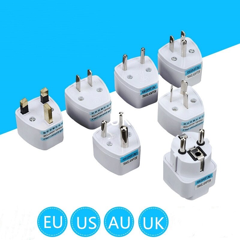 1Pc Universal White Us/Uk Naar Eu Europa Stekker Draagbare Reizen Voltage Converter Adapter Geschikt Voor reizen/Home