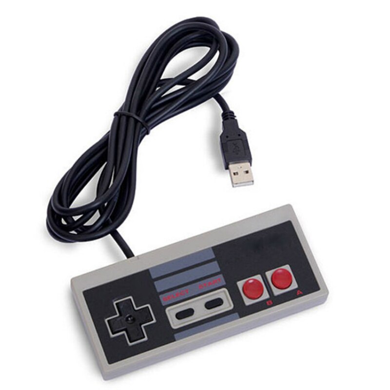 Voor Nintendo Nes Joystick Voor Nes Retro Pc Usb Controller Classic Wired Handvat Controller Pc/Usb/Nes Computer spel Handvat