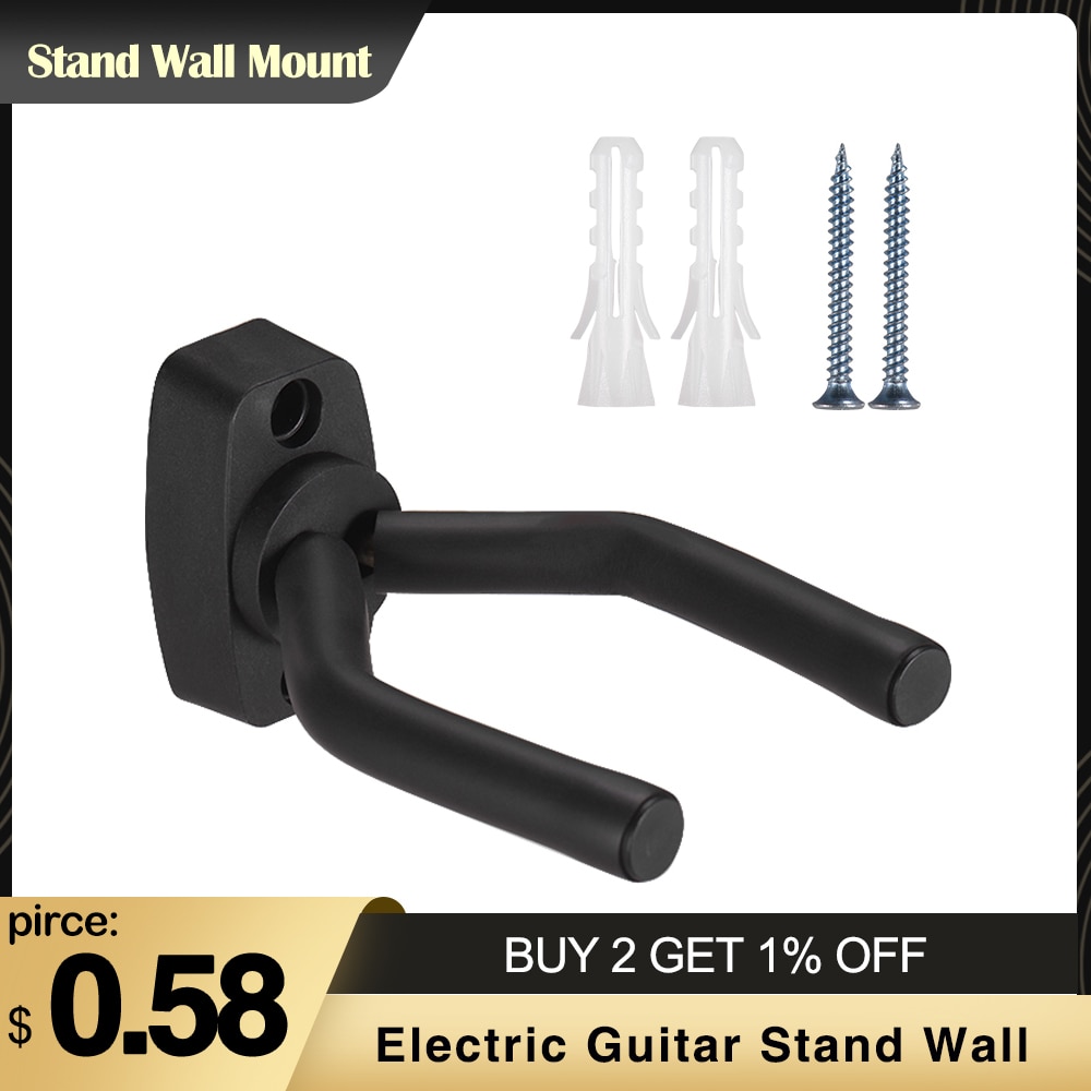 Elektrische Gitaar Stand Wall Mount Hanger Haak Guitarra Houder Voor Akoestische Gitaar Ukelele Viool Basgitaar Accessoires