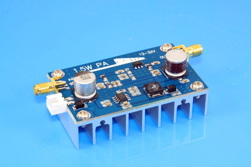 10 MHZ ~ 500 MHZ 1.5 W amplificateur HF FM VHF UHF haut débit rf amplificateur de puissance