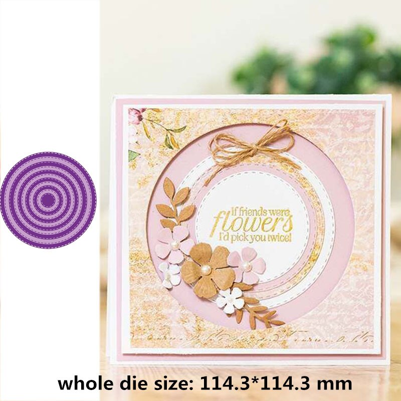 July Core Frame Dies Stitched/Scalloped/Torn-Edge-Oval/Circle/Square/Heart Metal Cutting Dies for Scrapbooking and Cards: 14