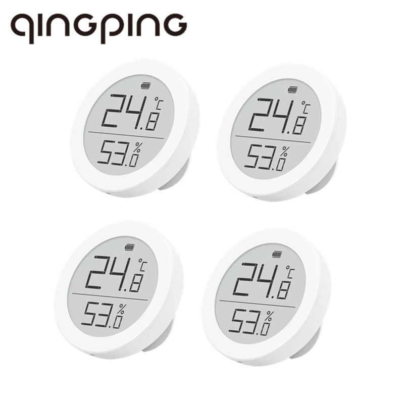 qingping Temperature Humidity Sensor Data Storage Electronic Link INK Screen Digital Thermometer Sensor