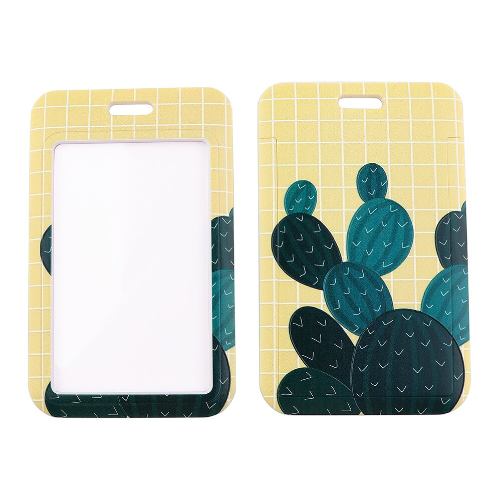 CB356 Plant Cactus Lanyard ID Badge Holder Car KeyChain ID Card Passport Gym Phone Badge Kids Key Ring Holder Jewelry: 7