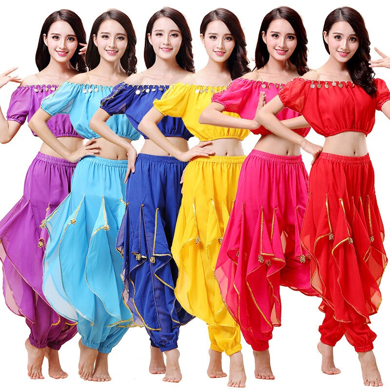 Vrouwen Buikdans Kostuum Set Volwassen Oosterse Indian Bollywood Dancing Kleding Stage Prestaties Buikdans Slijtage