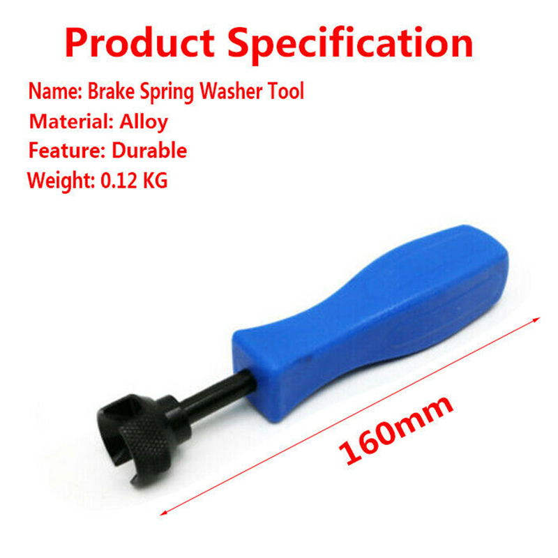 Drum Brake Spring Washer Shoe Tool Mechanics Removal Retaine Garage Alloy Car Brake Spring Cleaner Disassembly Repair Tool
