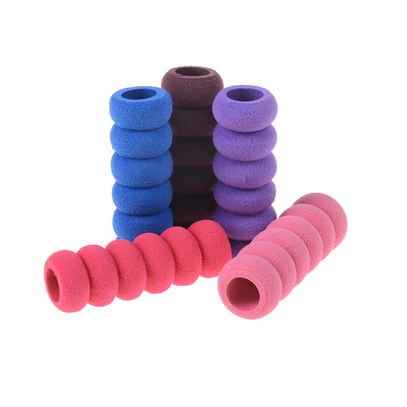 10 stk blød svamp pen ærme diamant male værktøjer bore pen holder greb anti-slip pen ærme sæt male kit tilfældig farve