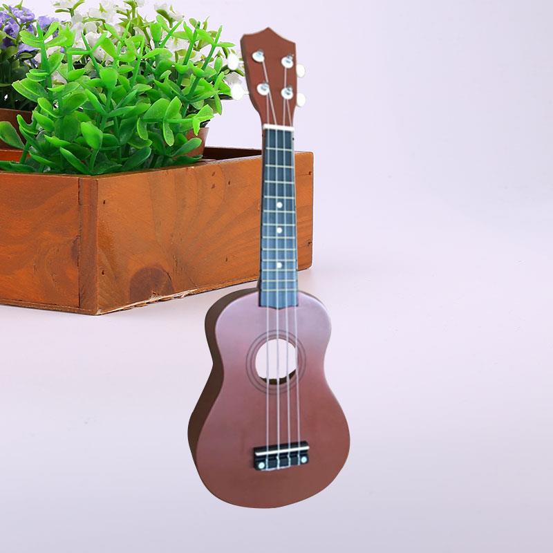 Coffee Soprano Ukulele Hawaii Uke 21'' Guitar 12 Frets Style