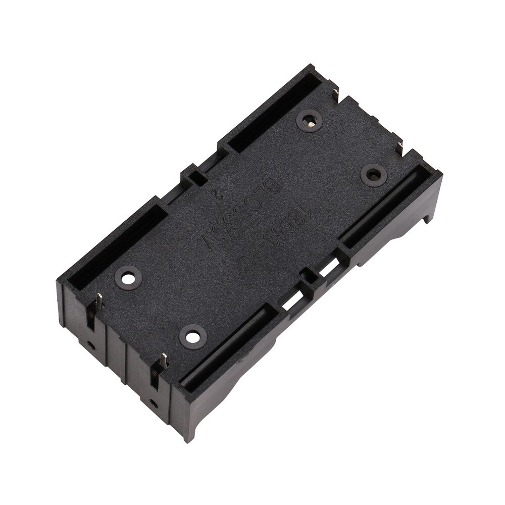 Selbstgebaute aufbewahrungsbox für 2 x 18650 wiederaufladbare 3.7v