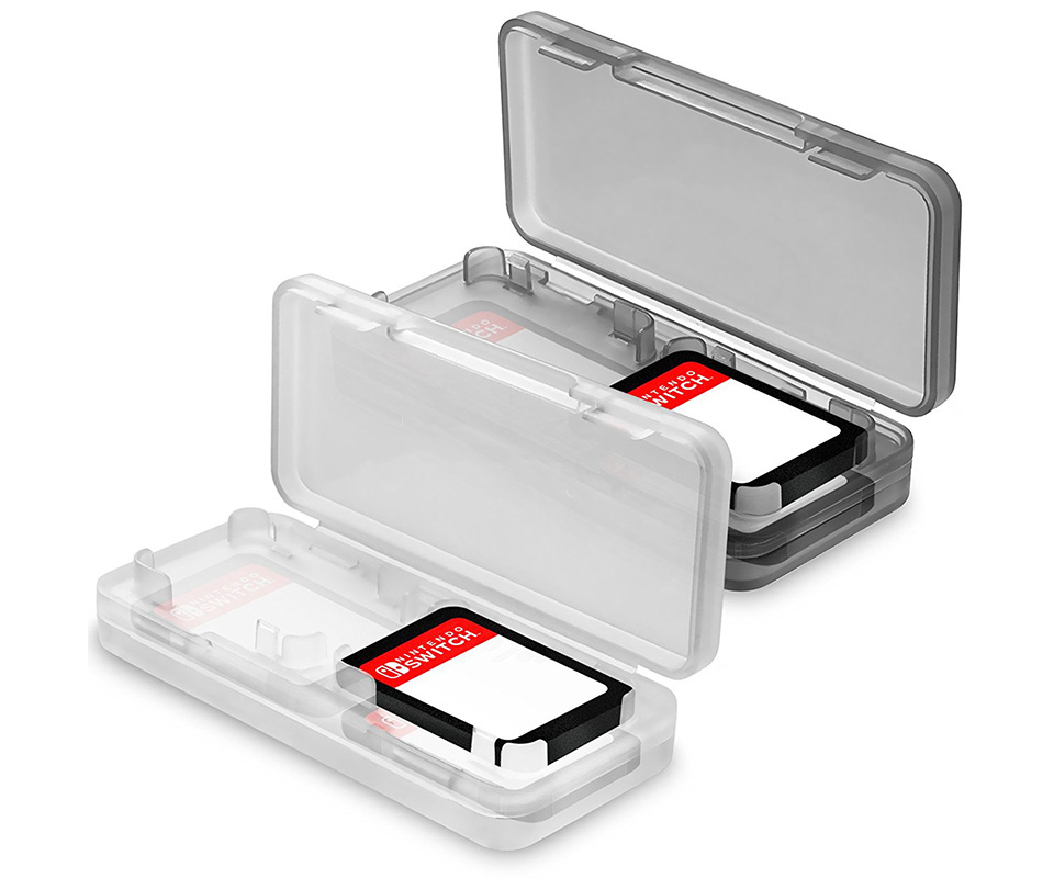 4 In 1 Nintend Game Card Box Schakelaar Ns Game Accessoires Case Houder Transparant Geheugen Sd-kaart Beschermende Opbergdoos