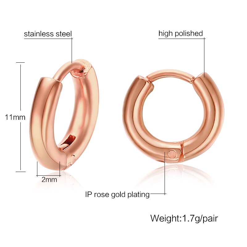 Lip ring met septum voor mannen oorbel kraakbeen roestvrij staal septums sieraden 11mm,20mm,25mm 4 kleur: 11mm roségoud