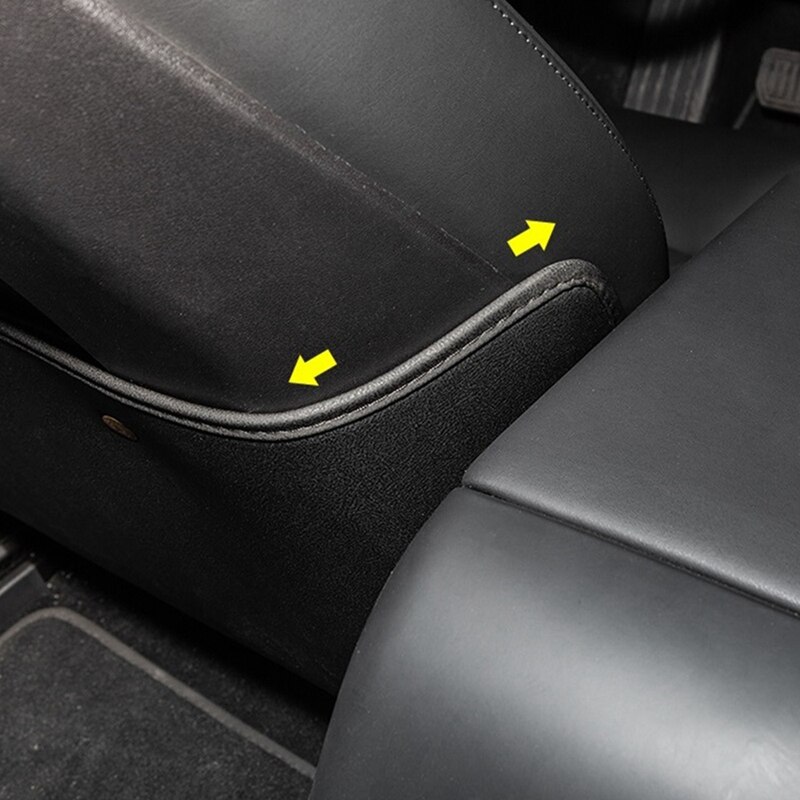 Autostol beskyttelsesmåtte bilsæde ryg kick covers til tesla model 3 tilbehør