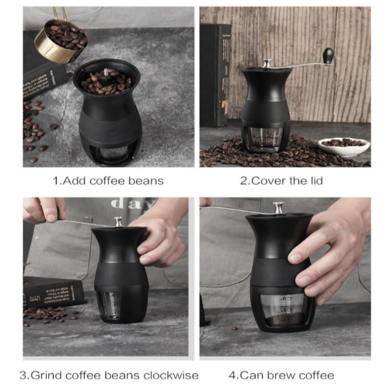 Manual Coffee Grinders Hand-cranked Coffee Machine Grinder Coffee Grinder Portable Coffee Milling Machine Coffeeware cocina