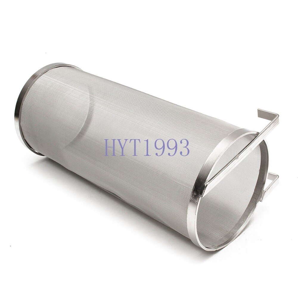 Brouwen Hop Filter 6 "x 14" (15cm x 35 cm), Hoop Spider, 300 micron mesh, Brand Rvs 304,