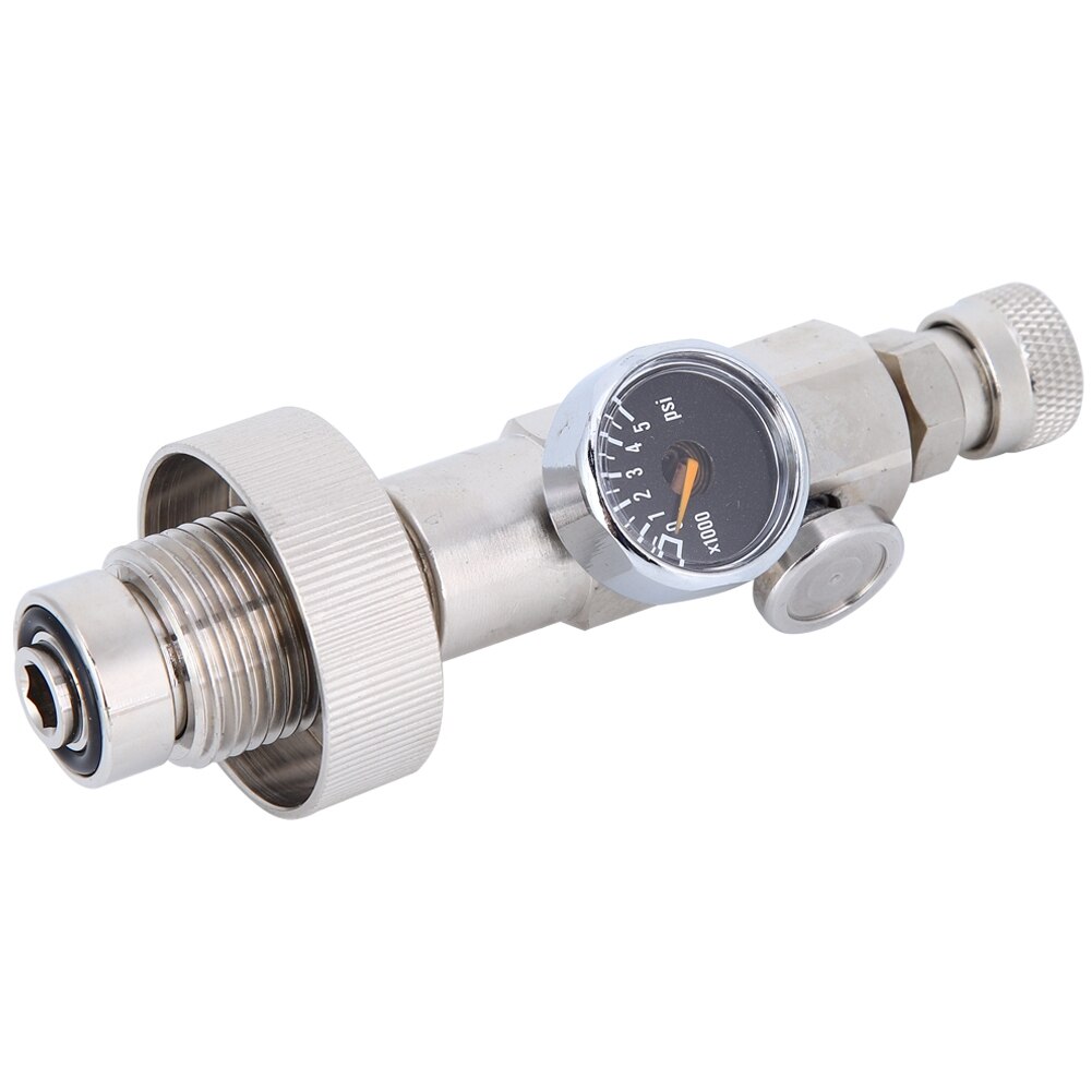 Hex Inflation Valve Stainless Steel Inflation Valve High Pressure Fire Protection Inflation Valve Diving Oxygen Cylinder