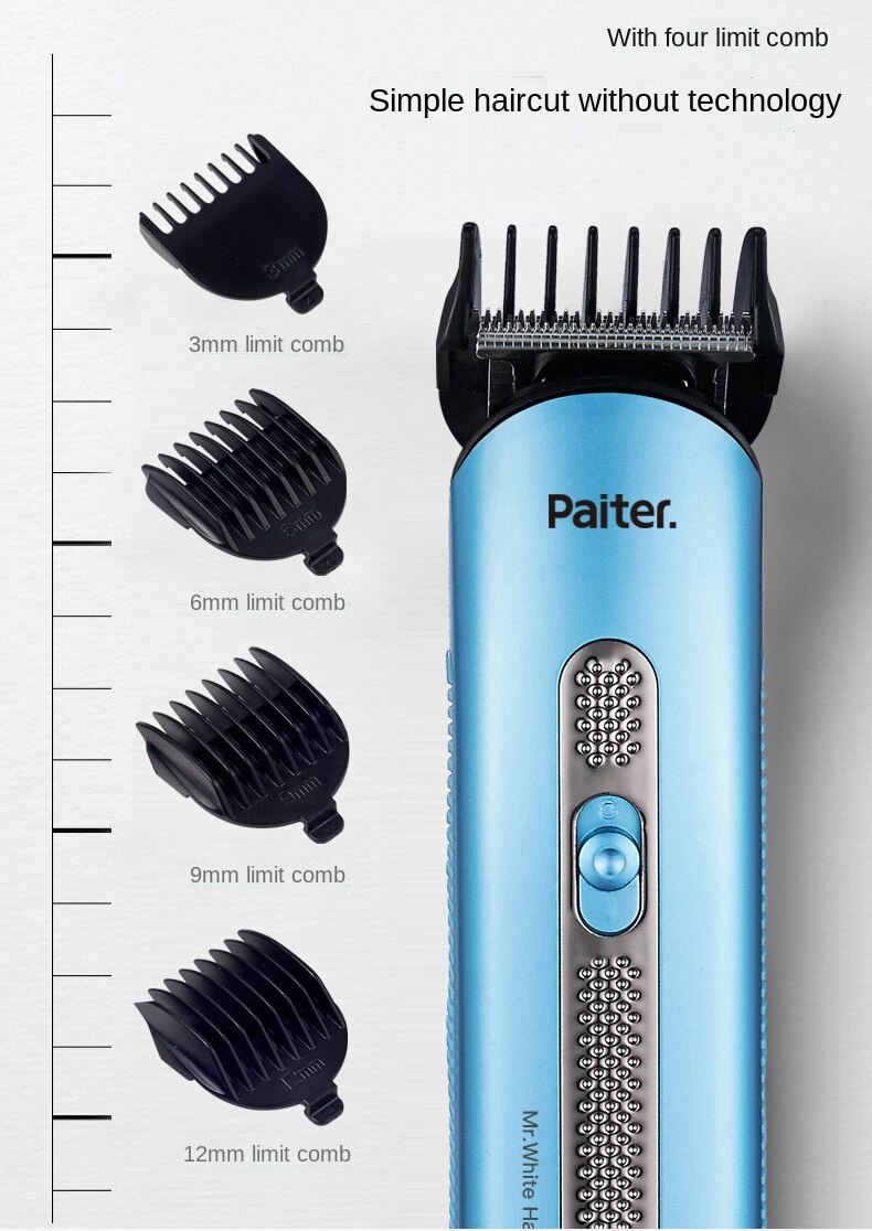 Paiter Professionele Kapsel Machine Voor Man Haar Snijmachine Tondeuse Professionele Tondeuse Voor Mannen Baard Trimmer