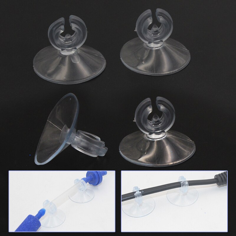 10 stuks 4/6mm siliconen aquarium zuignap zuignap houder zuignap aquarium pomp luchtslang waterbenodigdheden accessoires