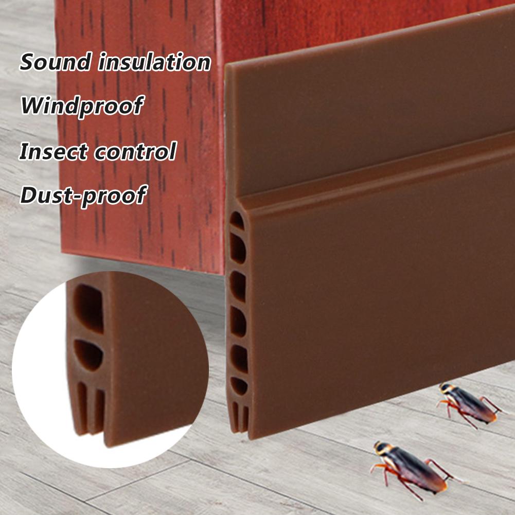 45mm Sliding Sealing Strips For Door Weatherstrip Draft Stopper Frameless Window Sliding Door Seals Silicon Rubber