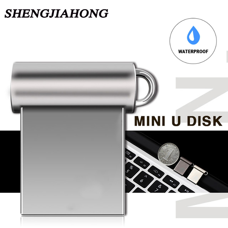 Mini Pen Drive 32 Gb Pendrive Metalen Usb Flash Drive Cles Usb 3.0 Flash Memory Stick 16 Gb Sleutel Usb stick 128 Gb 64 Gb 8 Gb Gratis